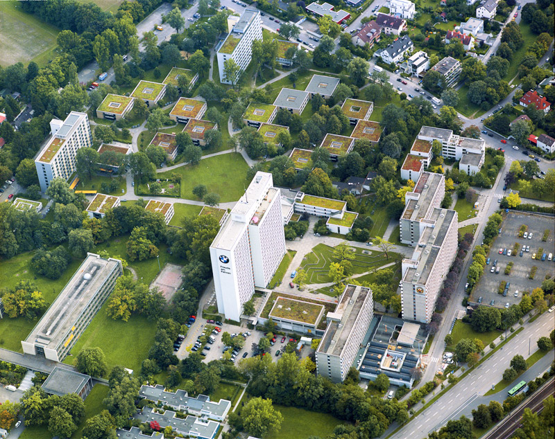 Luftaufnahme der Studentenstadt München 2011